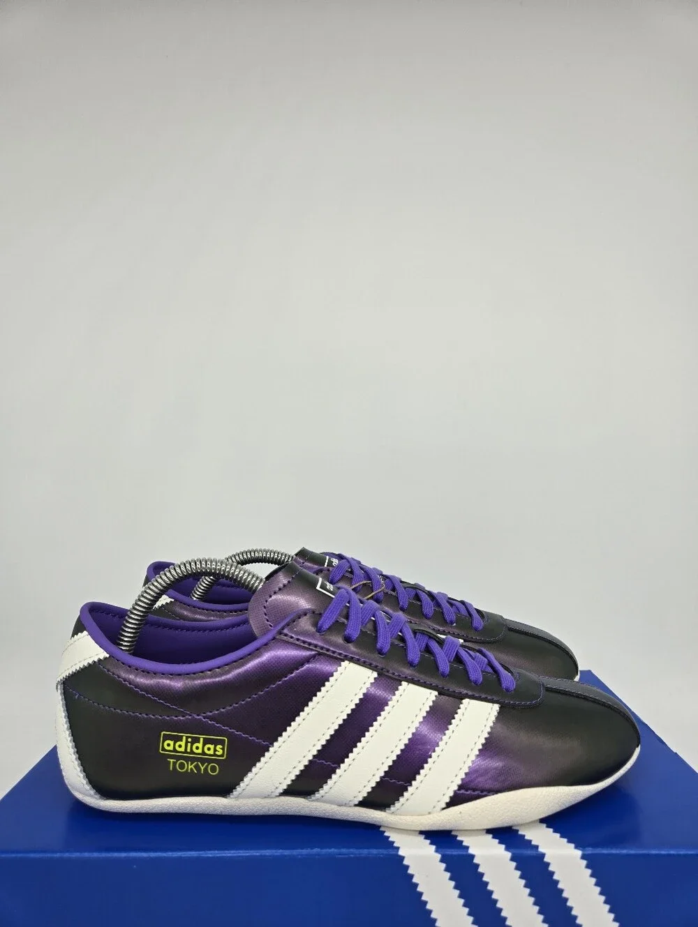 adidas Women's Tokyo IH6610 Metallic Purple Off White Shoes Size 8.5